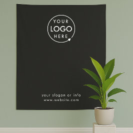 Tapete De Parede Evento Empresarial | Fundo Preto para Foto com Seu