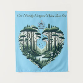 Tapete De Parede Evergreen Nature Lover Art