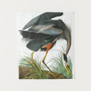 Tapete De Parede Excelente Blue Heron por John James Audubon