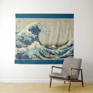 Tapete De Parede Excelente Wave de Kanagawa por Hokusai GalleryHD