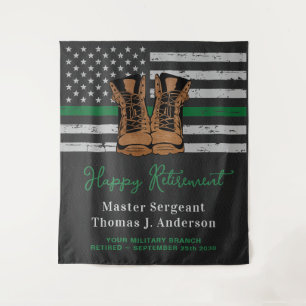 Tapete De Parede Exército Militar de Leather Thin Green Line
