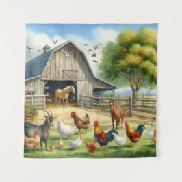 Tapete De Parede Exploração Com Animais