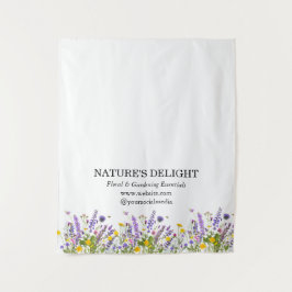 Tapete De Parede Exposição de Marca para Loja Pop Up de Florista Ja