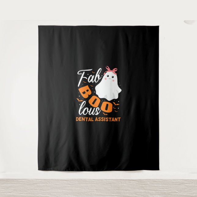 Tapete De Parede Fabuloso Assistente Dental Fantástico Ghost Hallow (Frente)