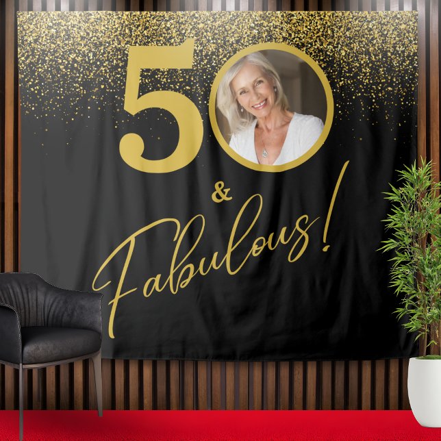 Tapete De Parede Fabulous Milestone Birthday Photo Backdrop  (Criador carregado)