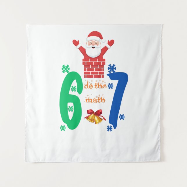 Tapete De Parede Faça a Conta 67 Meme Natal (Frente)