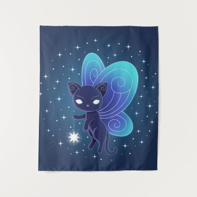 Tapete De Parede Fada Estrela Noturna Pixie Cat EP (Frente)