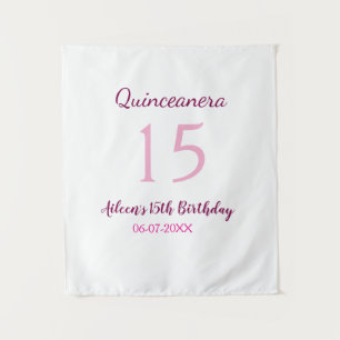 Tapete De Parede Fada rosa 15 anos simples moderada quinceanera