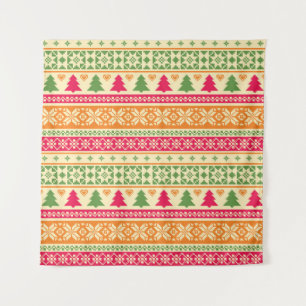 Tapete De Parede Fair Isle Style Natal Sem Sede