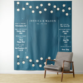 Tapete De Parede Fairy Bokeh String Luz Garland Casamento Fundo