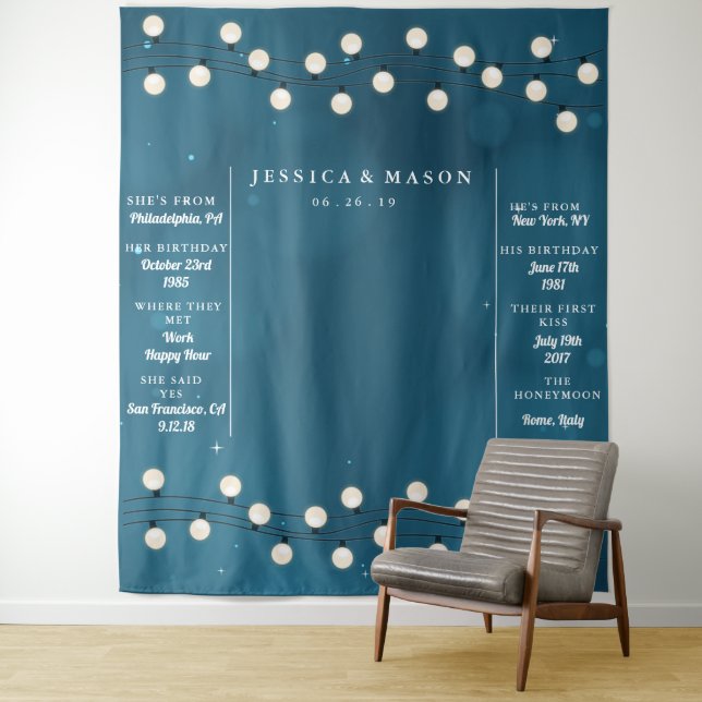 Tapete De Parede Fairy Bokeh String Luz Garland Casamento Fundo (In Situ)