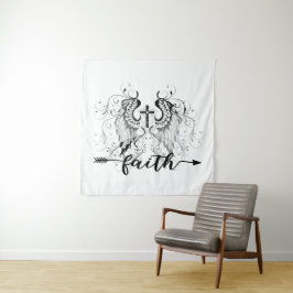 Tapete De Parede Faith Cross
