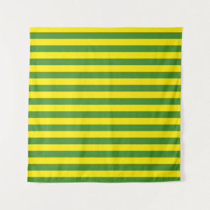 Tapete De Parede Faixa Amarela e Verde