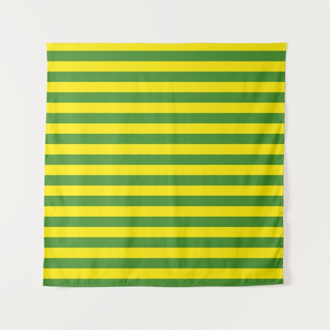 Tapete De Parede Faixa Amarela e Verde (Frente)