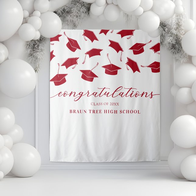 Tapete De Parede Faixa de Graduação de Reunião Escolar (Criador carregado)