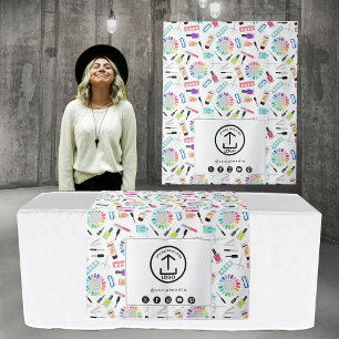 Tapete De Parede Faixa de Mesa Banner Logotipo de Negócios Artista 