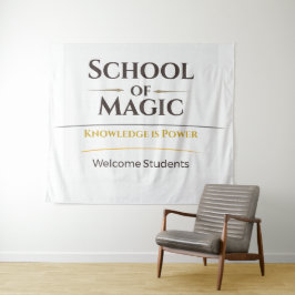 Tapete De Parede Faixa de Volta às Aulas Decoração de Sala de Aula