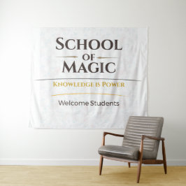 Tapete De Parede Faixa de Volta às Aulas Decoração de Sala de Aula