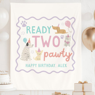 Tapete De Parede Faixa Personalizada para Festa de Aniversário do 2