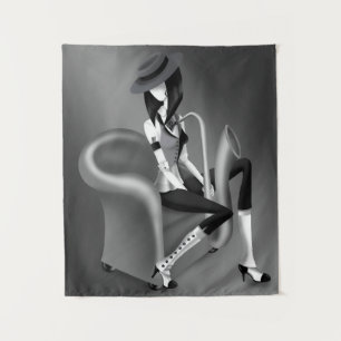 Tapete De Parede Fala fácil - cinza monocromática