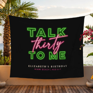 Tapete De Parede Fale 30 Neon Green e Rosa Sujos