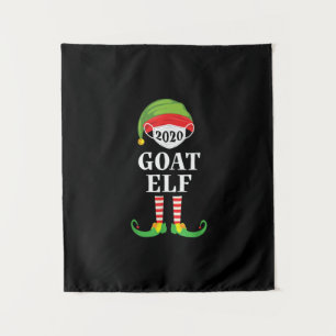 Tapete De Parede Família do Grupo de Natal do Goat Elf Corresponde