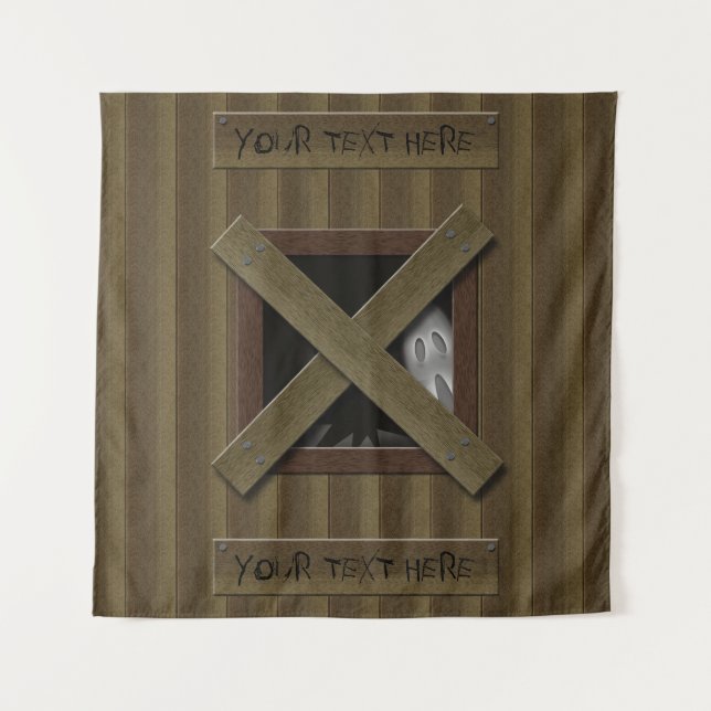 Tapete De Parede Fantasmas Assustadores Adereços de Halloween Fundo (Frente)