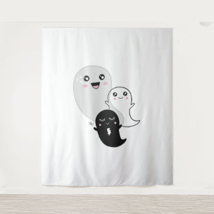 Tapete De Parede fantasmas bonitos halloween kawaii