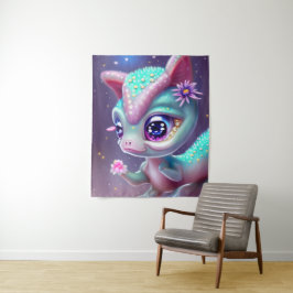 Tapete De Parede Fantasy Kawaii, bebê dinossauro fofo e adorável