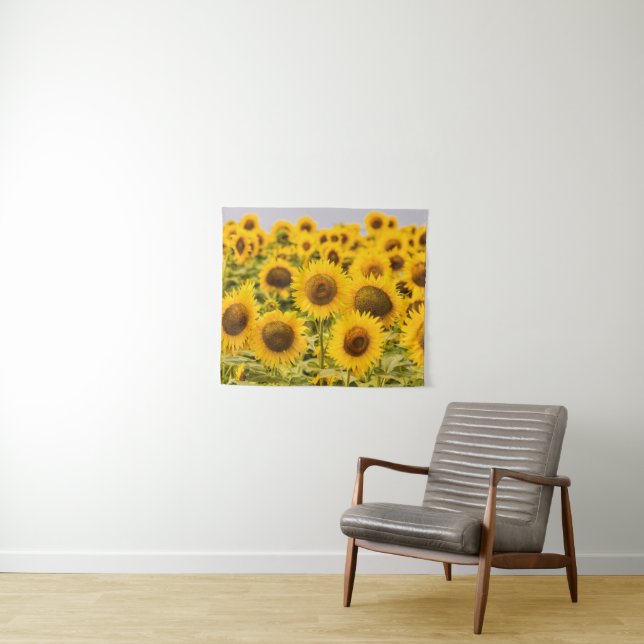 Tapete De Parede Farms | A Sunflower Field (In Situ (Horizontal))