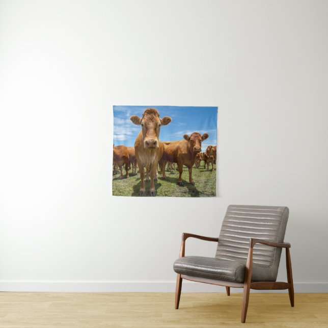Tapete De Parede Farms | Brown Cow Group (In Situ (Horizontal))