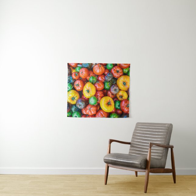 Tapete De Parede Farms | Colorful Tomato Harvest (In Situ (Horizontal))