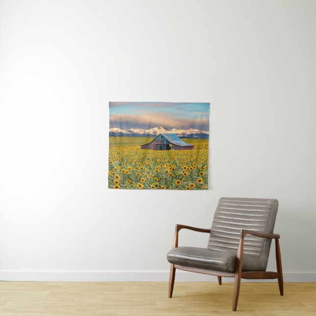 Tapete De Parede Farms | Sunflower Field (In Situ (Horizontal))