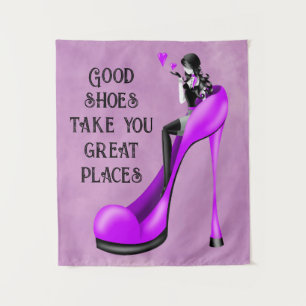 Tapete De Parede Fashion Diva em Stiletto
