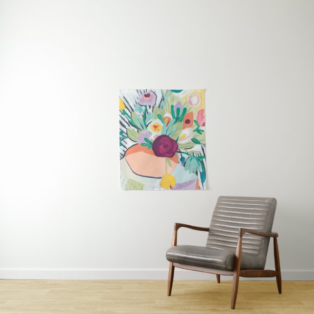 Tapete De Parede Fauvist Floral II (In Situ)