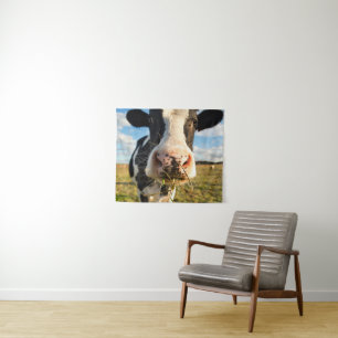 Tapete De Parede Fazendas   Mastigação De Vaca Holstein
