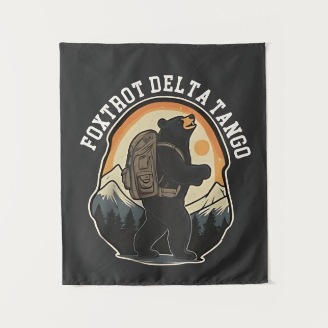 Tapete De Parede FDT Resist Bear Foxtrot Delta Tango (Frente)
