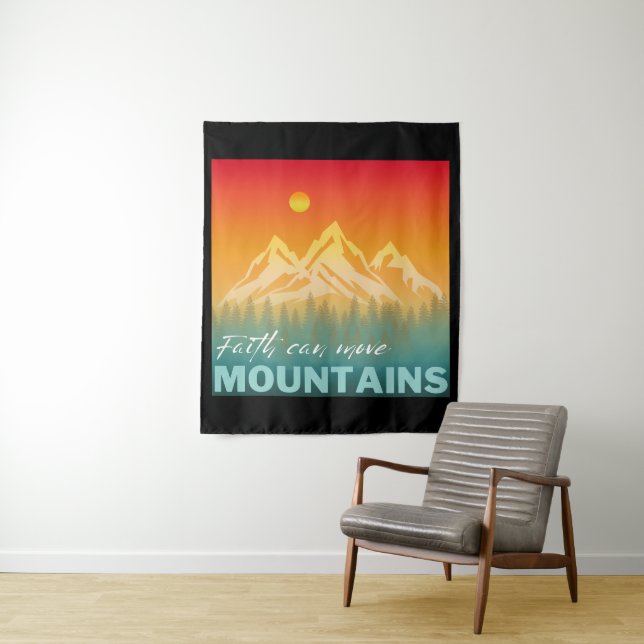 Tapete De Parede Fé Pode Mover Montanhas Montanha Natureza (In Situ)