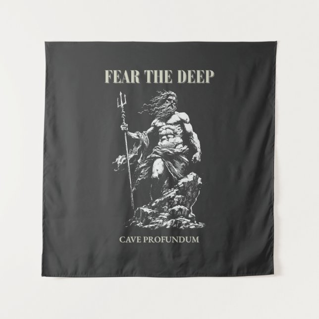 Tapete De Parede Fear the Deep – Poseidon Mythic  (Frente)