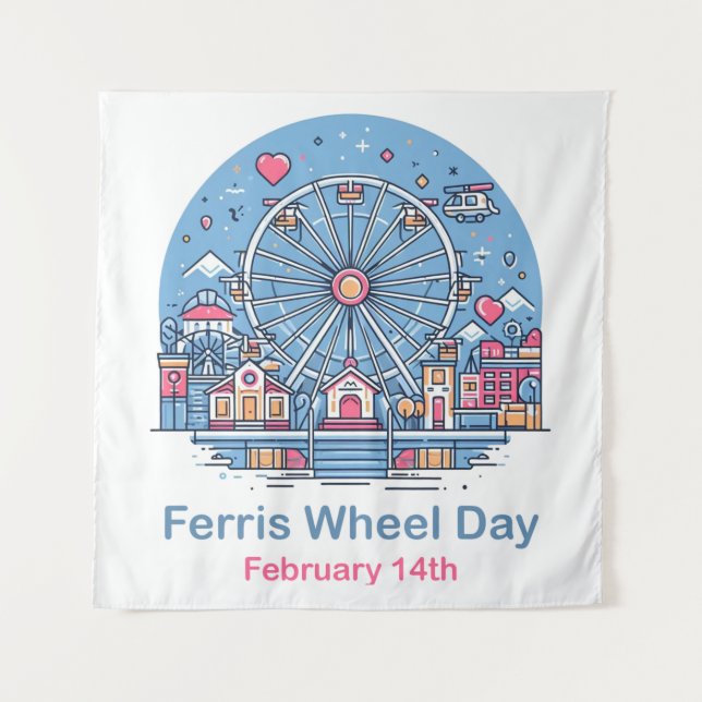 Tapete De Parede Feb 14 Ferris Wheel Day (Frente)