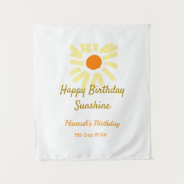 Tapete De Parede Feliz aniversário, amanhecer, amarelo,