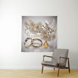 Tapete De Parede Feliz Aniversário de Casamento