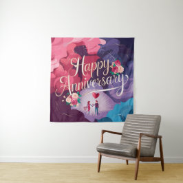 Tapete De Parede Feliz Aniversário de Casamento