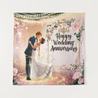Tapete De Parede Feliz Aniversário de Casamento Mural #2