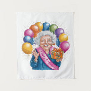 Tapete De Parede Feliz Aniversário Nana Engraçada