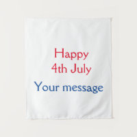 Feliz dia 4 de julho da independência adicione o n