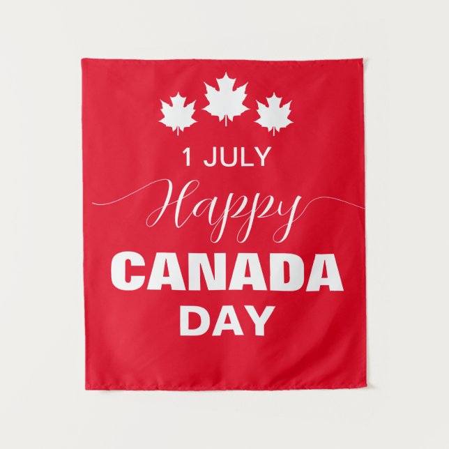 Tapete De Parede Feliz dia do Canadá (Frente)