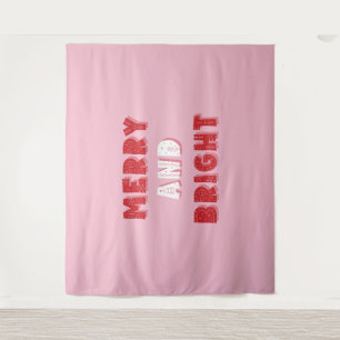 Tapete De Parede Feliz e Brilho, Feliz Natal, Natal, Rosa