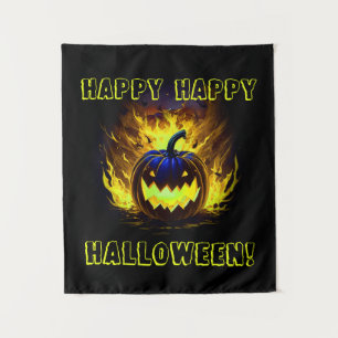 Tapete De Parede Feliz Halloween Pumpkin