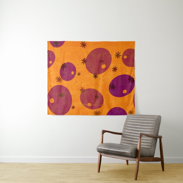 Tapete De Parede Feliz Hanukkah judeu hebraico-f de SlipperyJoe (In Situ (Horizontal))